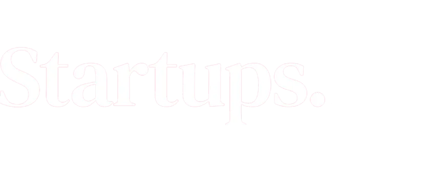Startups100 white